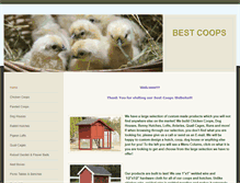 Tablet Screenshot of bestcoops.net